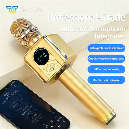 TOSING G5 Portable Karaoke Microphone with Speaker, 80W High-Power Sound, Bluetooth Handheld Mic for Parties, Singing, Home & Outdoor Use