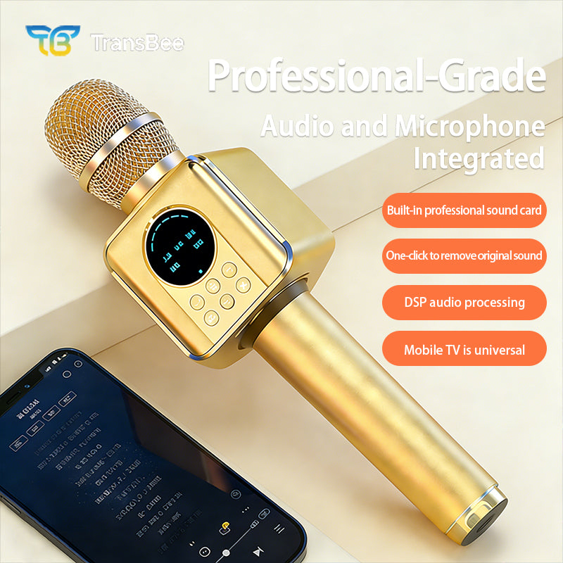 TOSING G5 Portable Karaoke Microphone with Speaker, 80W High-Power Sound, Bluetooth Handheld Mic for Parties, Singing, Home & Outdoor Use