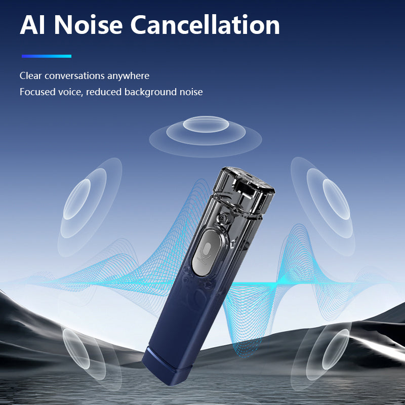 TransBee T1｜Traductor con IA de doble micrófono diseñado para entornos ruidosos: voz nítida en viajes, mercados y reuniones