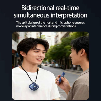 TransBee T1｜Traductor con IA de doble micrófono diseñado para entornos ruidosos: voz nítida en viajes, mercados y reuniones